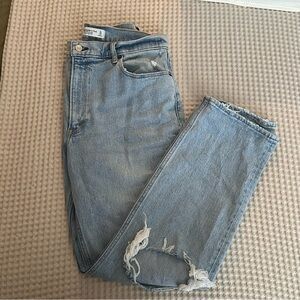 Abercrombie 90’s ultra high rise straight jean